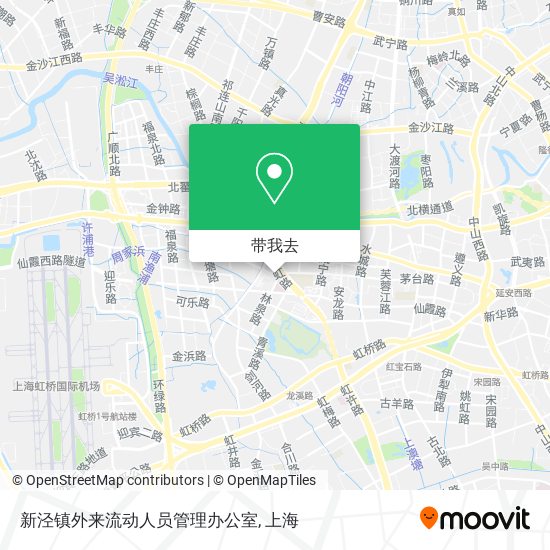 新泾镇外来流动人员管理办公室地图
