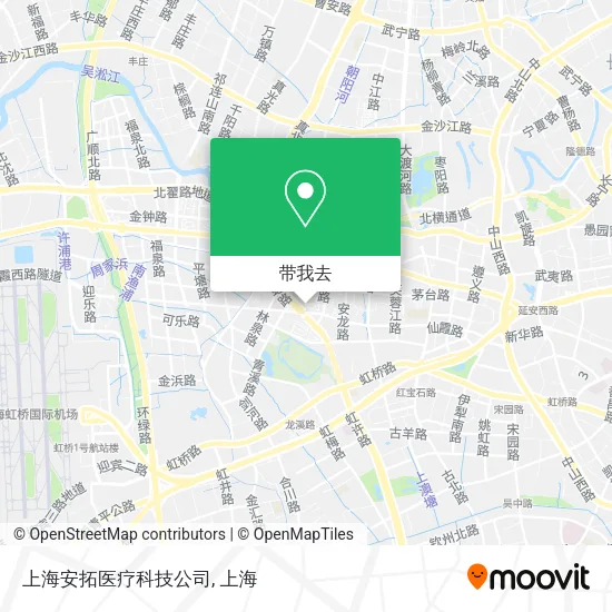 上海安拓医疗科技公司地图