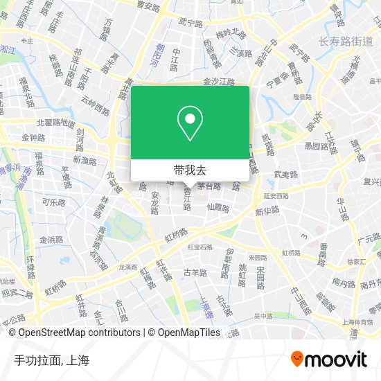 手功拉面地图