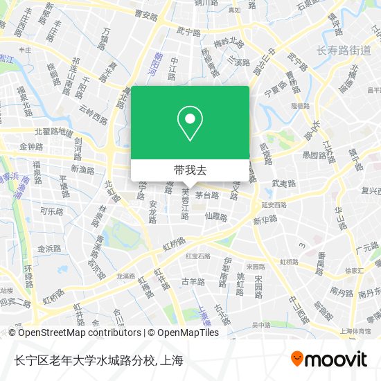 长宁区老年大学水城路分校地图
