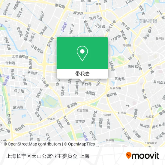 上海长宁区天山公寓业主委员会地图