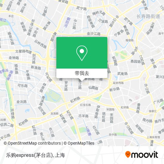 乐购express(茅台店)地图