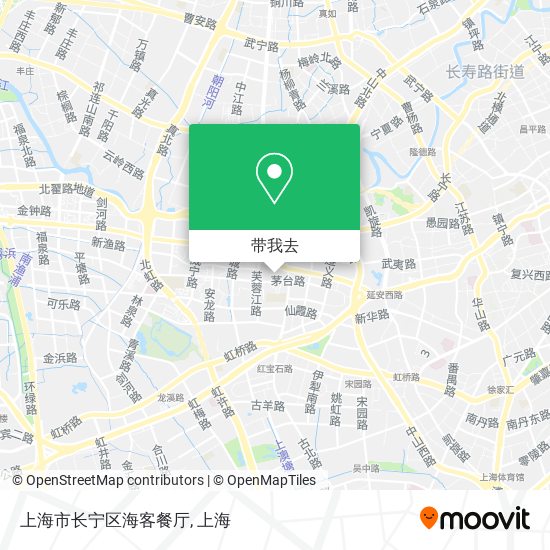上海市长宁区海客餐厅地图