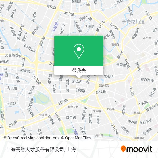 上海高智人才服务有限公司地图