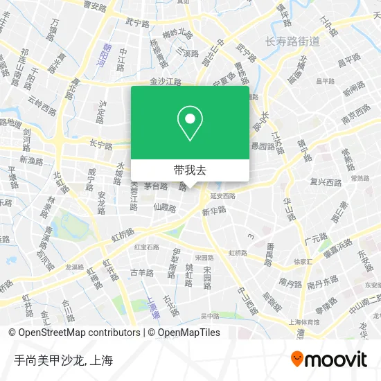手尚美甲沙龙地图