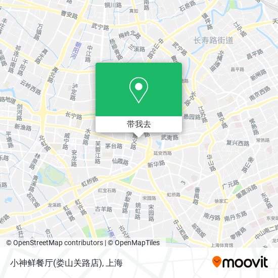 小神鲜餐厅(娄山关路店)地图