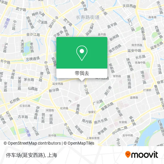 停车场(延安西路)地图