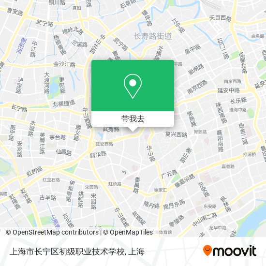 上海市长宁区初级职业技术学校地图