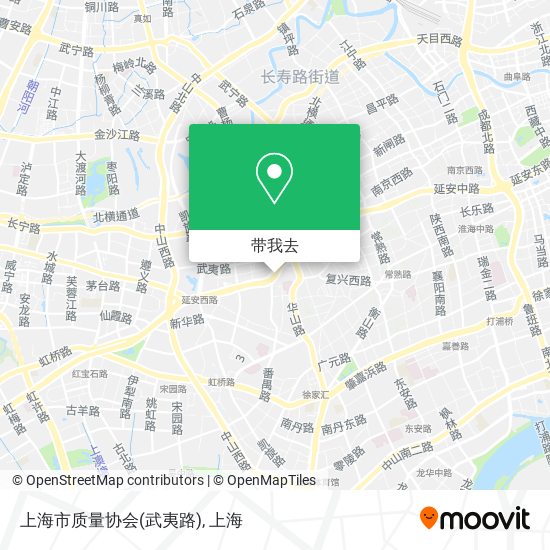 上海市质量协会(武夷路)地图