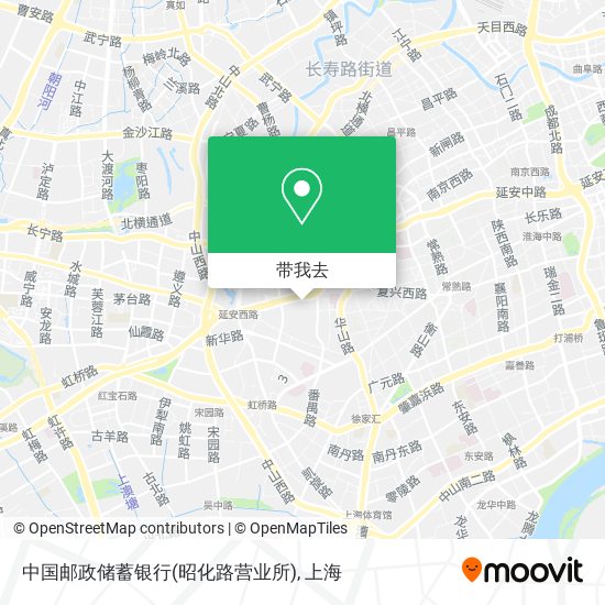 中国邮政储蓄银行(昭化路营业所)地图
