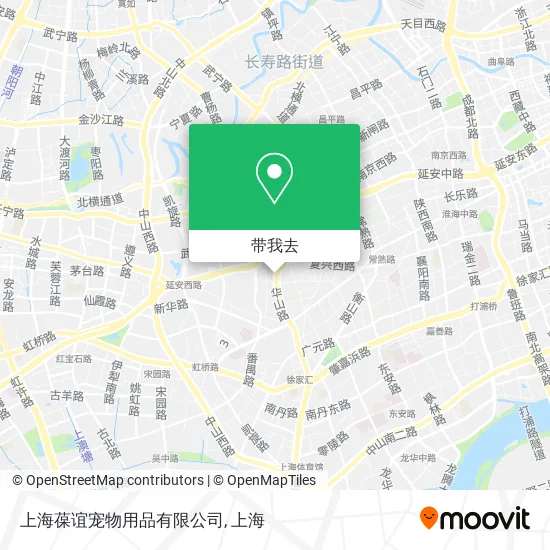 上海葆谊宠物用品有限公司地图