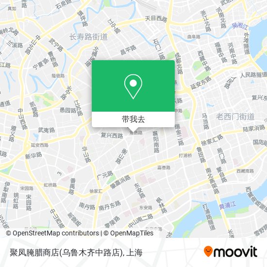 聚凤腌腊商店(乌鲁木齐中路店)地图