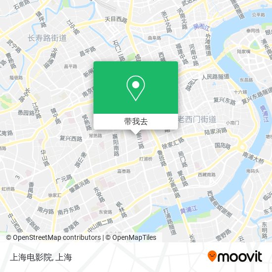 上海电影院地图