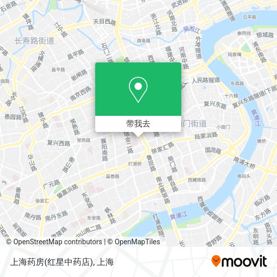 上海药房(红星中药店)地图