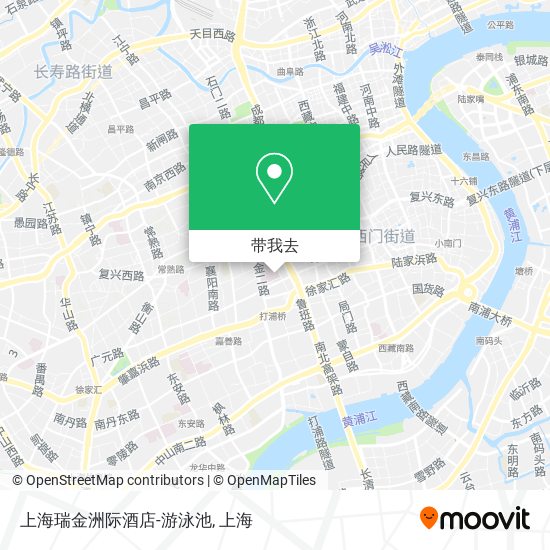 上海瑞金洲际酒店-游泳池地图