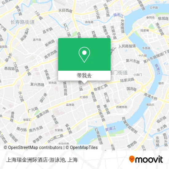 上海瑞金洲际酒店-游泳池地图