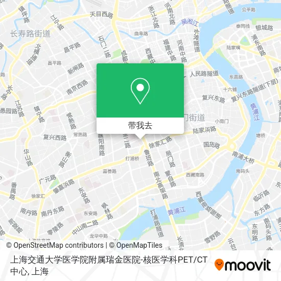 上海交通大学医学院附属瑞金医院-核医学科PET/CT中心地图