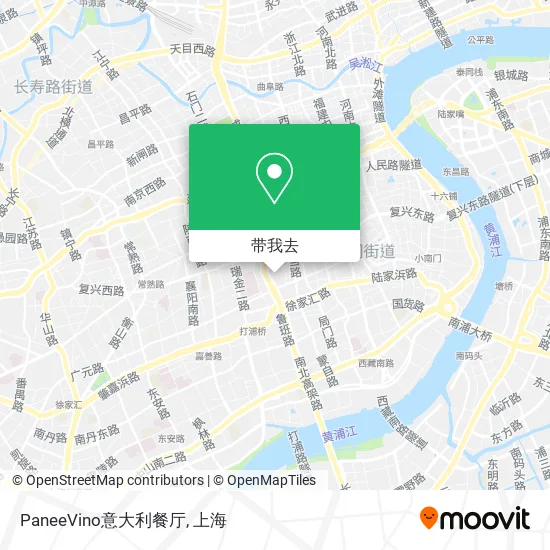 PaneeVino意大利餐厅地图