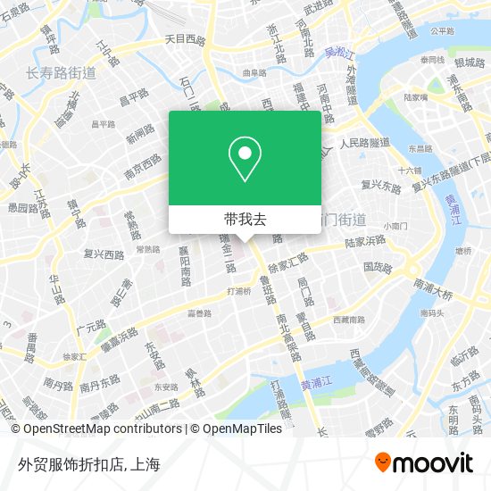 外贸服饰折扣店地图