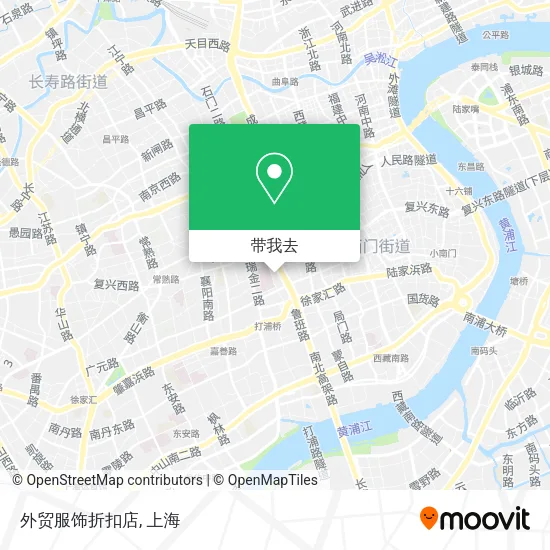 外贸服饰折扣店地图