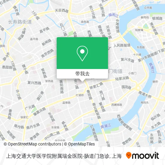 上海交通大学医学院附属瑞金医院-肠道门急诊地图