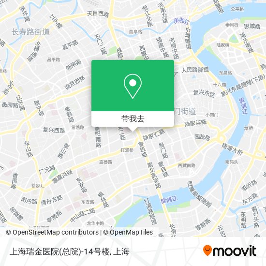 上海瑞金医院(总院)-14号楼地图