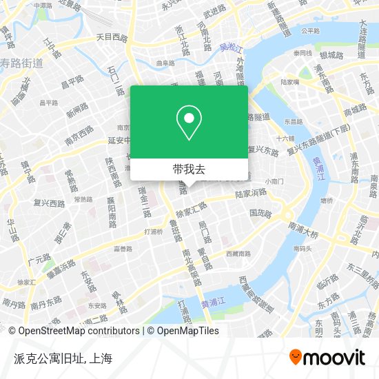 派克公寓旧址地图