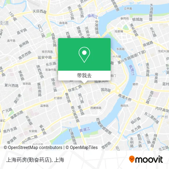 上海药房(勤奋药店)地图