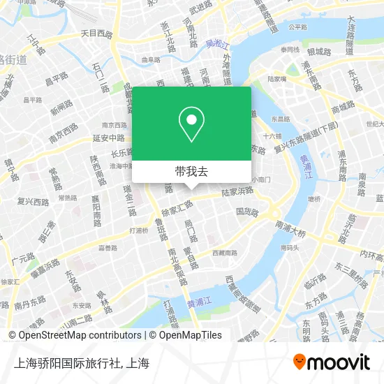 上海骄阳国际旅行社地图