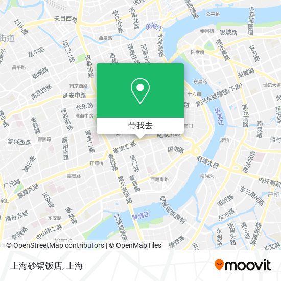上海砂锅饭店地图