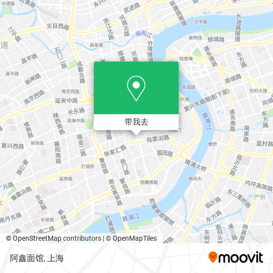 阿鑫面馆地图