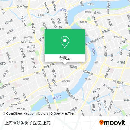 上海阿波罗男子医院地图