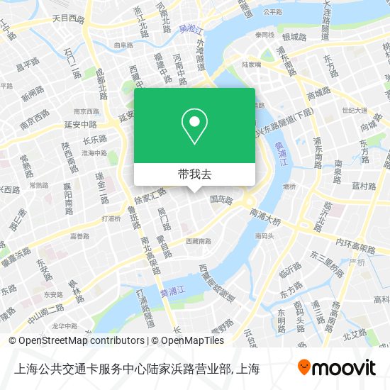 上海公共交通卡服务中心陆家浜路营业部地图