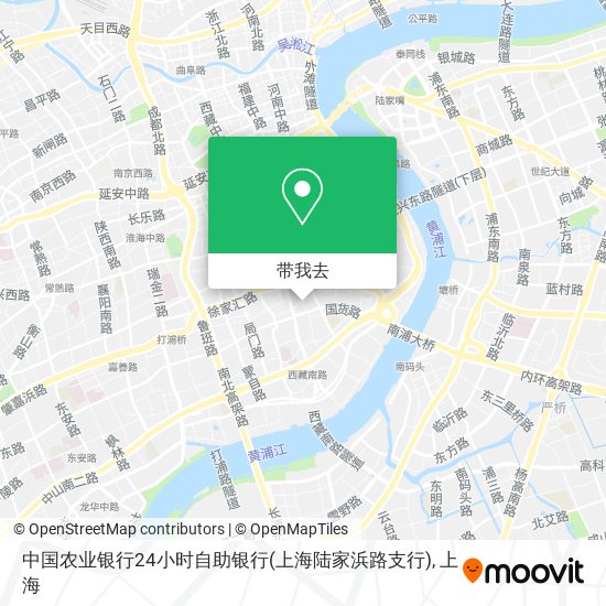 中国农业银行24小时自助银行(上海陆家浜路支行)地图