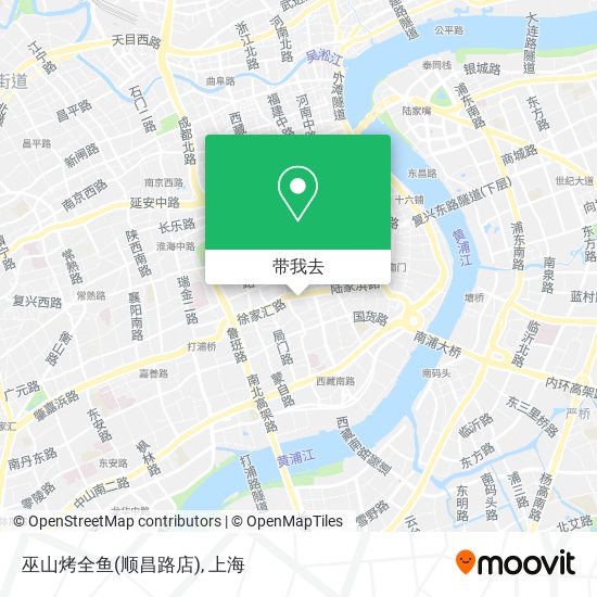 巫山烤全鱼(顺昌路店)地图