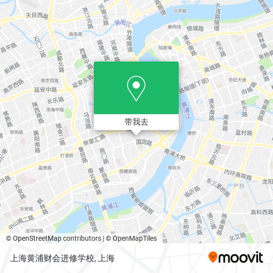 上海黄浦财会进修学校地图