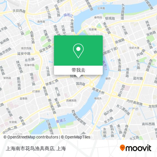 上海南市花鸟渔具商店地图
