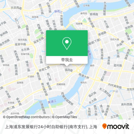 上海浦东发展银行24小时自助银行(南市支行)地图