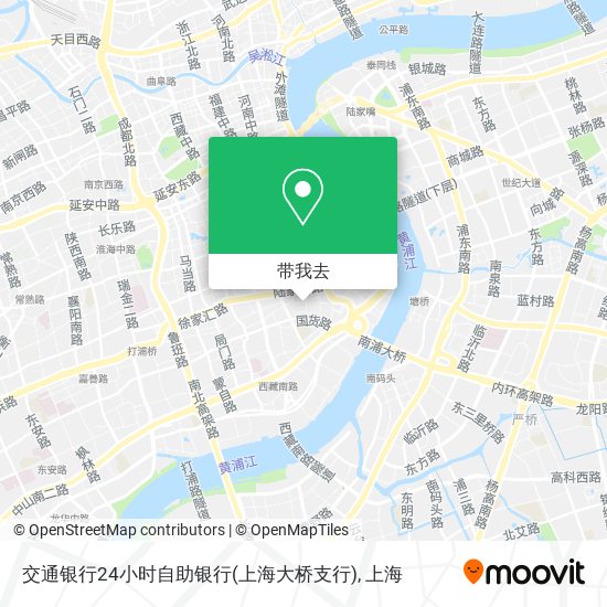 交通银行24小时自助银行(上海大桥支行)地图