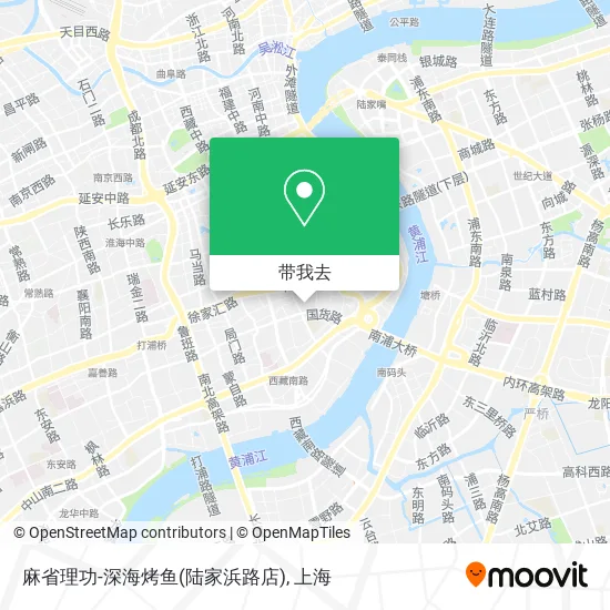 麻省理功-深海烤鱼(陆家浜路店)地图