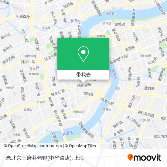 老北京王府井烤鸭(中华路店)地图