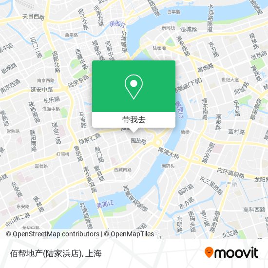 佰帮地产(陆家浜店)地图