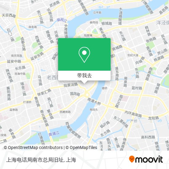 上海电话局南市总局旧址地图