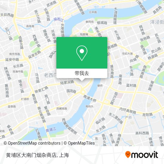黄埔区大南门烟杂商店地图