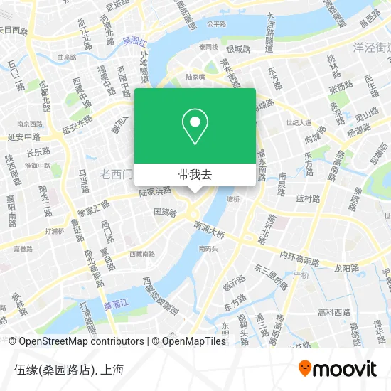 伍缘(桑园路店)地图