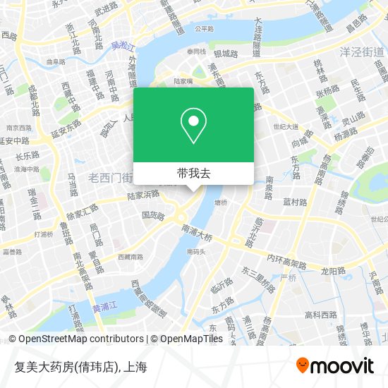 复美大药房(倩玮店)地图