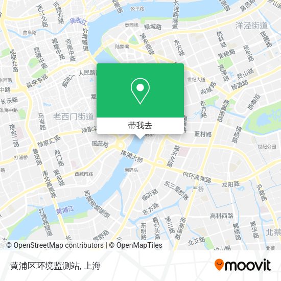 黄浦区环境监测站地图