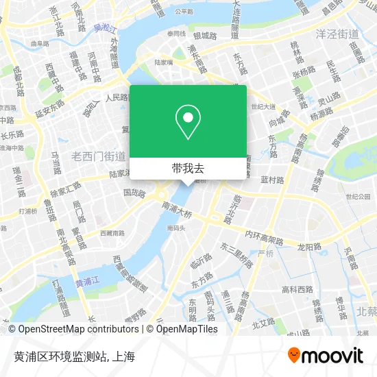 黄浦区环境监测站地图