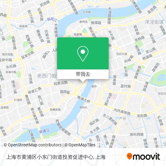 上海市黄浦区小东门街道投资促进中心地图