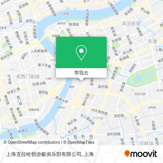 上海克拉哈勃游艇俱乐部有限公司地图